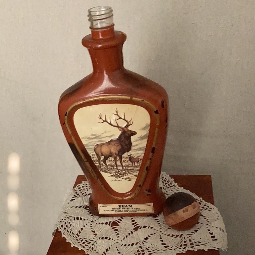 Vintage 1980s Jim Bean whiskey decanter